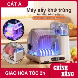 Xem ngay Máy khử trùng diệt khuẩn bát đĩa khử trùng bằng tia UV Sấy khô 70 độ an toàn và cao cấp