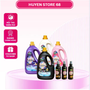 Xem ngay ( TẶNG 1 CHAI XỊT THƠM QUẦN ÁO 100ML ) COMBO 2 can nước giặt xả 2 in1 HygienC PLUS 2kg, hàng VN