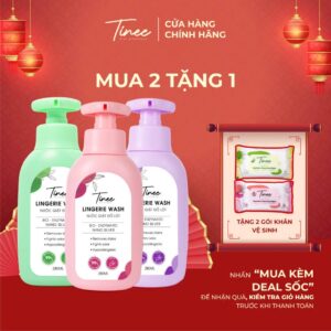 Xem ngay Nước giặt đồ lót Sinh Học Tinee 280ml Bản nâng cấp nano bạc mới kháng khuẩn an toàn cho da
