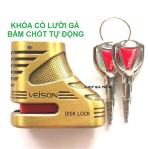 Xem ngay Khoá Đĩa Xe Máy Chống Trộm, Ổ Khóa Đĩa Xe Điện, Xe Đạp Có Phanh Thắng Đĩa Là Khóa Được