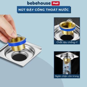 Xem ngay Lõi Đồng Thoát Sàn Chống Mùi, Ngăn Côn Trùng, Tránh Tắc Nghẽn Cống BC003 BEBEHOUSE