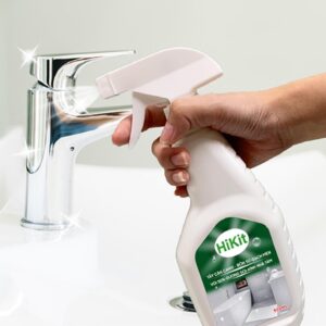 Xem ngay Tẩy cặn canxi, tẩy kính, vòi sen, bồn sứ, chậu tắm, gạch men, gương soi Hikit 500 ml