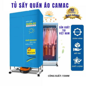 Xem ngay TỦ SẤY QUẦN ÁO  CAO CẤP CÔNG SUẤT CAO 1500W DUNG TÍCH LỚN BẢO HÀNH 12 THÁNG