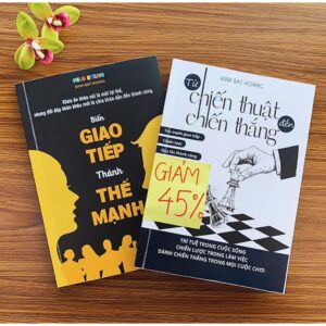 Xem ngay Sách- Combo 2 Cuốn: Biến Giao Tiếp Thành Thế Mạnh + Từ Chiến Thuật Tới Chiến Thắng