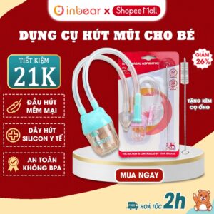 Dụng Cụ Hút Mũi Cho Bé Sơ Sinh Inbear Vệ Sinh Mũi Cho Bé Hút Mũi Cho Bé Hút Mũi Bằng Miệng