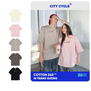 Áo thun nam nữ phông Local Brand Chính Hãng City Cycle Áo thun All Stars