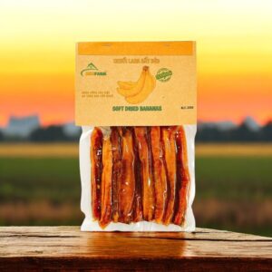 Chuối laba sấy dẻo không đường MIDIFARM 200g, trái cây sấy đặc sản đà lạt