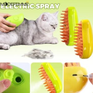 Bàn chải làm sạch hình quả xoài 3 trong 1 - Bàn chải hơi chải lông thú cưng - Dụng cụ chải lông thú cưng đa chức năng - Sạc USB - Lược Massage cho thú cưng - Phụ kiện chăm sóc thú cưng tại nh