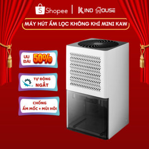 Máy hút ẩm lọc không khí KAW, hút ẩm tủ quần áo, phòng ngủ cao cấp công