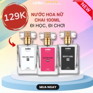 Tinh Dầu Nước Hoa Celio Nước Hoa Body Cá Tính Nồng Nàn Quyến Rũ Gợi Cảm Thơm Lâu Dạng Xịt Tiện Lợi Dung Tích 10ml