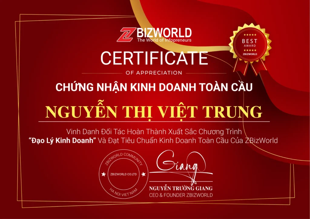 Đạo Lý Kinh Doanh