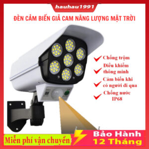 Đèn led năng lượng mặt trời giả camera