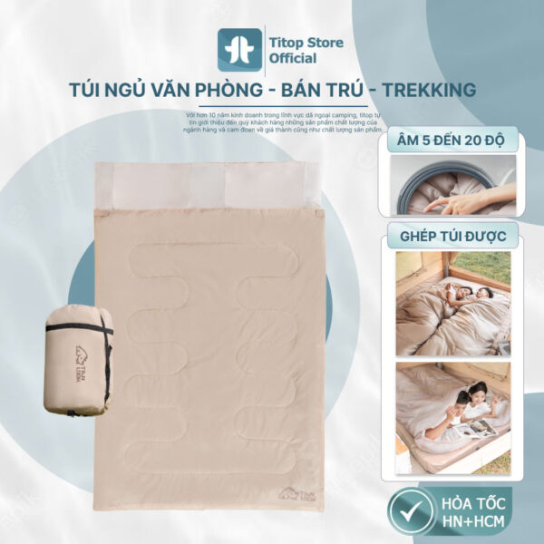 Túi ngủ gấp gọn văn phòng học sinh sinh viên bán trú