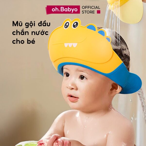 Mũ gội đầu chắn nước cho bé