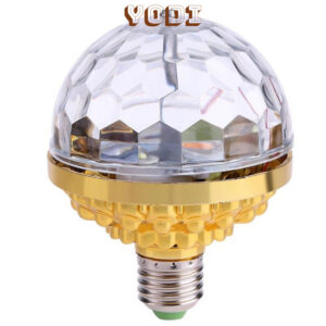 Bóng đèn les 7 mầu đui tròn xoay 360 độ