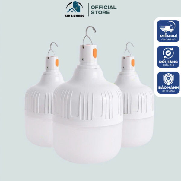 ￼Đèn Tích Điện ATH LIGHTING 3 Chế Độ Sáng Siêu Tiết Kiệm Điện Nhỏ Gọn Tiện Lợi Dễ Dàng Mang Theo Cắm Trại, Dã Ngoại